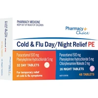 Pharmacy Choice Cold & Flu Day/Night Relief PE 48 Tablets (S2)