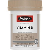 Swisse Ultiboost Vitamin D 60 Capsules 