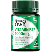 Nature's Own Vitamin B12 1000mcg 60 Tablets