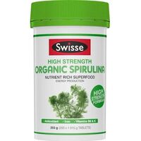 Swisse Ultiboost High Strength Organic Spirulina 200 Tablets