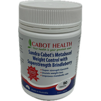 Cabot Health Metabocel Weight Control with Superstrength Brindleberry 90 Tablets