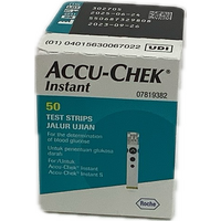 Accu Chek Instant Blood Glucose Test Strips (50 Tests)