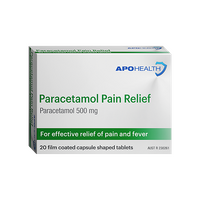 Apohealth Paracetamol Pain Relief Caplet 20