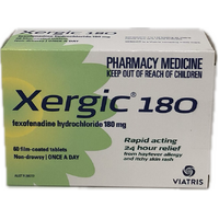 Xergic 180mg 60 Tablets (S2)