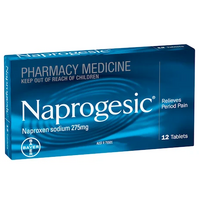 Naprogesic 275mg 12 Tablets  (S2)