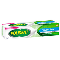Polident Denture Adhesive Cream Flavour Free 60g 