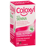 Coloxyl with Senna 30 Tablets 