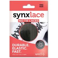 Synxlace No Tie Shoelaces Black