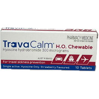 Travacalm HO Tablets 10  (S2)