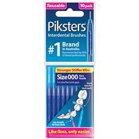 Piksters Interdental Brushes Size 000 Navy Blue 10 Pack