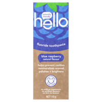 Hello Toothpaste Blue Raspberry 110g