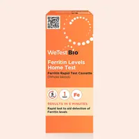 We Test Bio Ferritin (Iron) Home Test Kit CDU 6 Pack