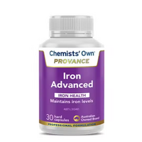 Chemists' Own Provance Iron Advanced Capsules 30