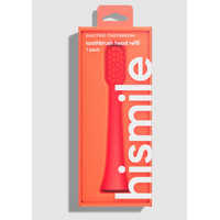 HiSmile Electric Toothbrush Head Refill Bright Red (1 Pack)