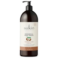 Sukin Botanical Body Wash Coconut Bliss 1 Litre