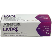 LMX4 4% Lignocaine Tube 5g [Bulk Buy 12 Units] (S2)