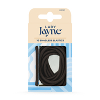 Lady Jayne Elastics Snagless Thick Brown 10 Pack
