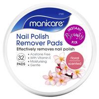 Manicare Nail Polish Remover Pads Floral Scented