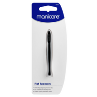 Manicare Flat Tweezer - Black