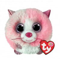 Ty Tia the Pink Cat Valentine's Day Puffies