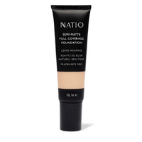 Natio Semi-Matte Full Coverage Foundation Vanilla 30g