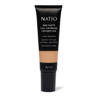 Natio Semi-Matte Full Coverage Foundation Hazelnut 30g