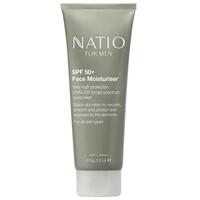 Natio For Men SPF50+ Face Moisturiser 100g 