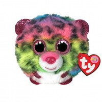 Ty Beanie Dotty the Multicoloured Leopard Ty Puffies