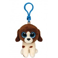 Ty Beanie Boo Muddles the Brown and White Dog Clip