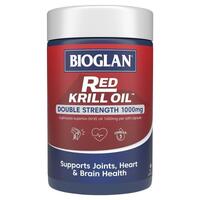 Bioglan Red Krill Oil Double Strength 1000MG 60 Capsules