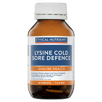 Ethical Nutrients Lysine Cold Sore Defence 60 Tablets