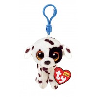 Ty Beanie Boos Clip Luther Dog Spotted