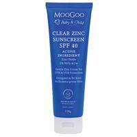 Moogoo Baby & Child Clear Zinc Sunscreen SPF 40 120g 