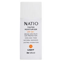 Natio Tinted Moisturiser SPF 50+ Light 50ml