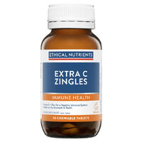 Ethical Nutrients Extra C Zingles Orange 50 Chewable Tablets