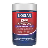 Bioglan Red Krill Oil Active Brain & Eyes 60 Soft Capsules