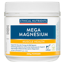 Ethical Nutrients Mega Magnesium Citrus Powder 200G