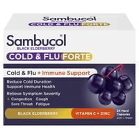 Sambucol Cold & Flu Forte 24 Capsules