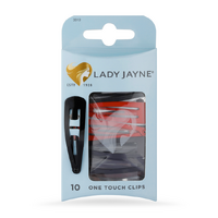 LadyJayne Assorted One Touch Clips 10Pack