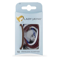 Lady Jayne Snagless Elastics Thick Assorted 10 Pack