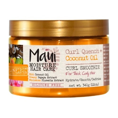 Maui Moisture Curl Quench + Hydrating Coconut Oil Curl Smoothie Hair Mask 340g