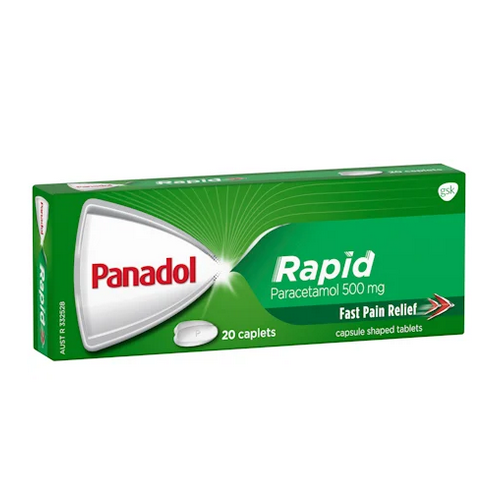 Panadol Rapid Fast Pain Relief 20 Caplets