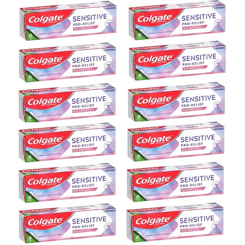 Colgate Toothpaste Pro Relief Lasting Fresh 110g [Bulk Buy 12 Units]