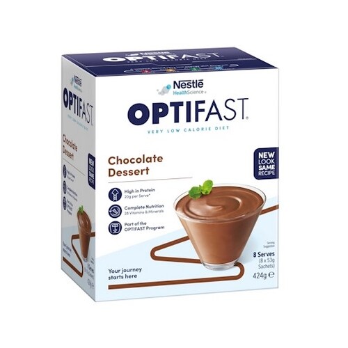 Optifast VLCD Dessert Chocolate 53g 8 Pack