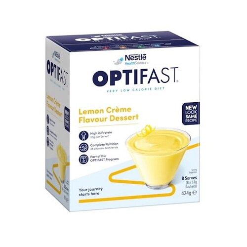 Optifast VLCD Dessert Lemon 53g 8 Pack