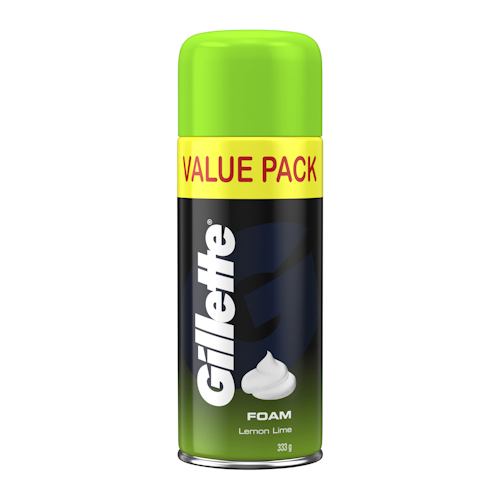 Gillette Shave Foam Lemon Lime 333g