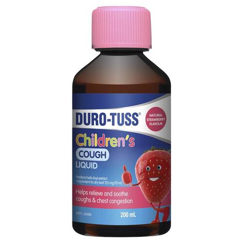 Duro-Tuss Childrens Cough Liquid Strawberry 200ml