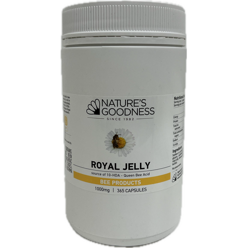 Nature's Goodness Royal Jelly Capsules 1000mg 365 Capsules