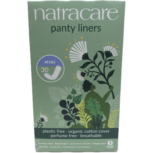 Natracare Panty Liners Mini with Organic Cotton Cover 30 Liners