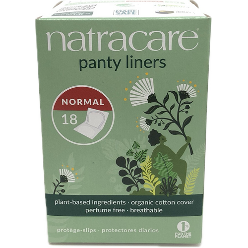 Natracare Panty Liners Normal with Organic Cotton Cover 18 Liners